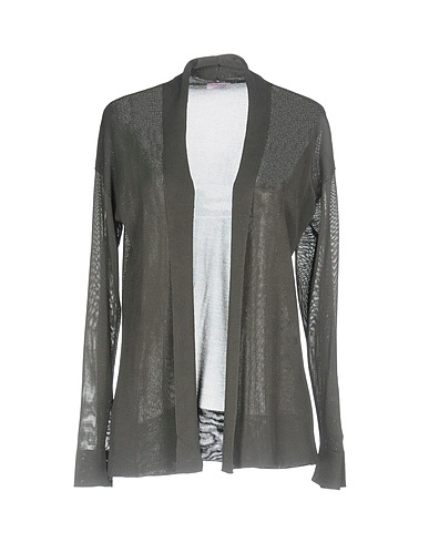 ROSSOPURO Cardigan Piombo 100% Viscosa