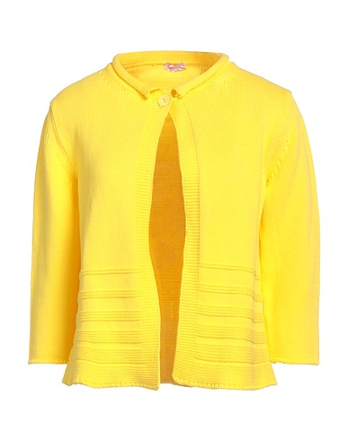 ROSSOPURO Cardigan Yellow 100% Cotton