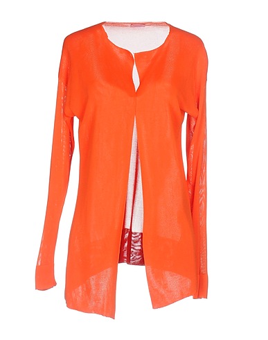 ROSSOPURO Cardigan Arancione 100% Viscosa