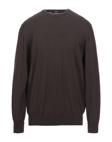 Alpha Studio Sweaters In Dark Brown