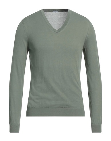 MALO Sweater Sage green 100% Cotton
