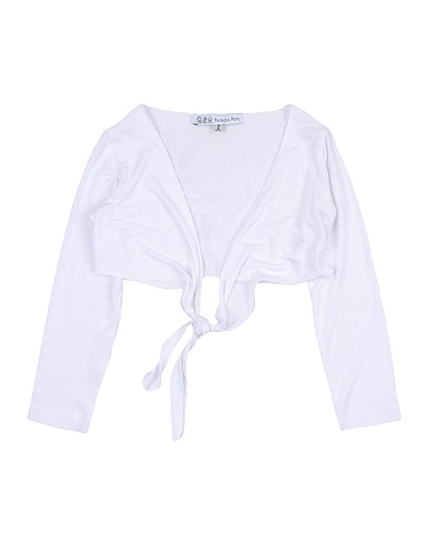 PATRIZIA PEPE Shrug White 95% Viscose, 5% Elastane