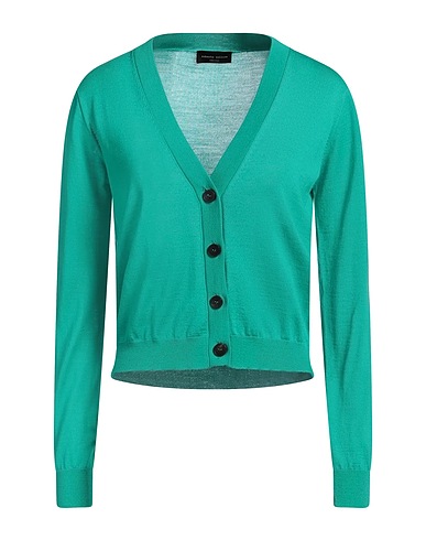 ROBERTO COLLINA Cardigan Emerald green 100% Merino Wool
