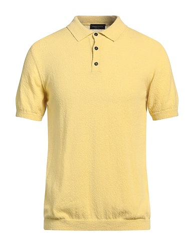 ROBERTO COLLINA Jumper Pastel yellow 70% Cotton, 30% Polyamide