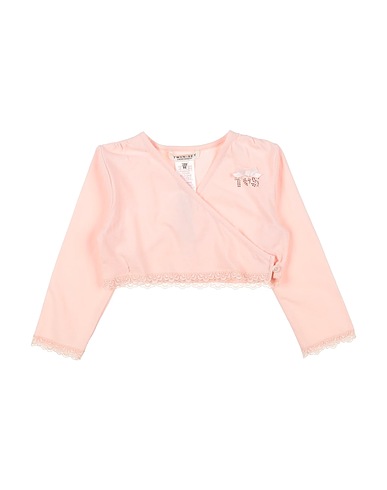 TWINSET Shrug Pink 95% Cotton, 5% Elastane
