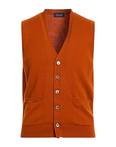 DRUMOHR Cardigan Rust 100% Cashmere