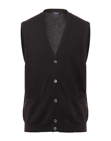 DRUMOHR Kaschmirpullover  Dunkelbraun 100% Kaschmir