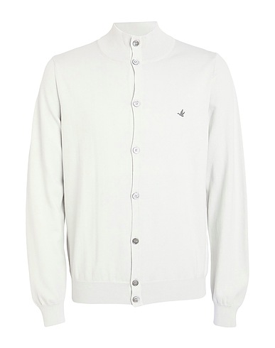 BROOKSFIELD Cardigan Light grey 100% Cotton