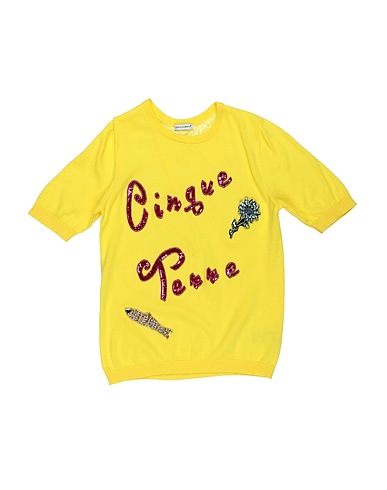 DOLCE&GABBANA Sweater Yellow 100% Cotton
