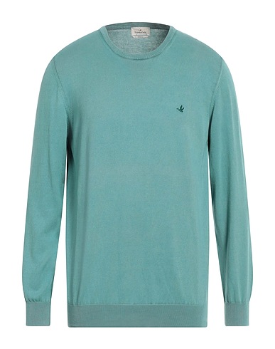 BROOKSFIELD Pullover Verde 100% Cotone