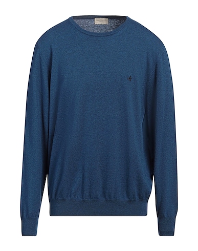 BROOKSFIELD Jumper Navy blue 100% Virgin Wool