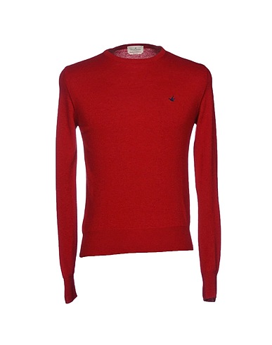 BROOKSFIELD Jumper Red 100% Virgin Wool