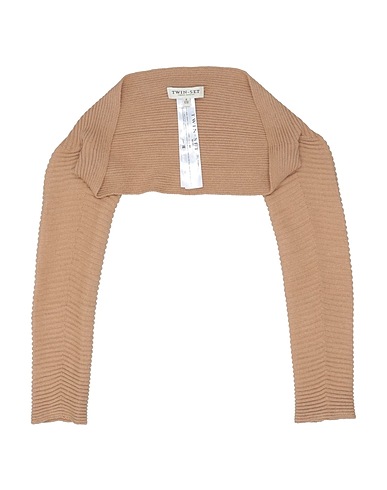 TWINSET Shrug Camel 100% Cotton