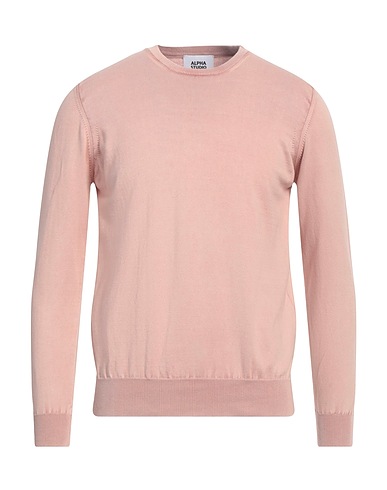 ALPHA STUDIO Sweater Pink 100% Cotton