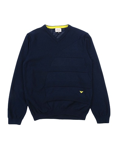 EMPORIO ARMANI Sweater Midnight blue 100% Cotton