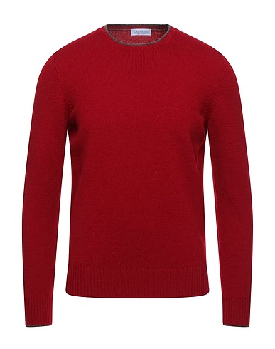 GRAN SASSO Pullover Rosso 100% Lana Vergine