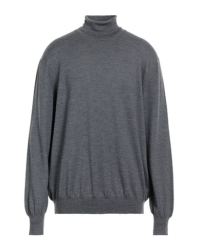 GRAN SASSO Turtleneck Charcoal 100% Virgin Wool
