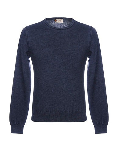 HERITAGE Jumper Midnight blue 90% Virgin Wool, 10% Cashmere