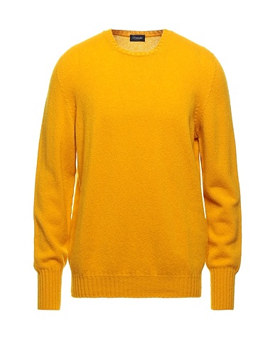 DRUMOHR Pullover Giallo 69% Lana, 17% Poliammide, 14% Cotone