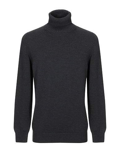 DRUMOHR Polo neck Charcoal 100% Merino Wool