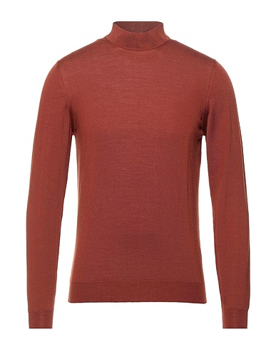 DRUMOHR Turtleneck Rust Super 140s Wool