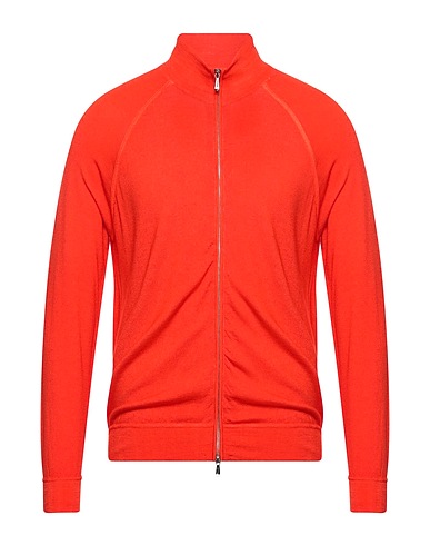 DRUMOHR Cardigan Red 100% Super 140s Wool