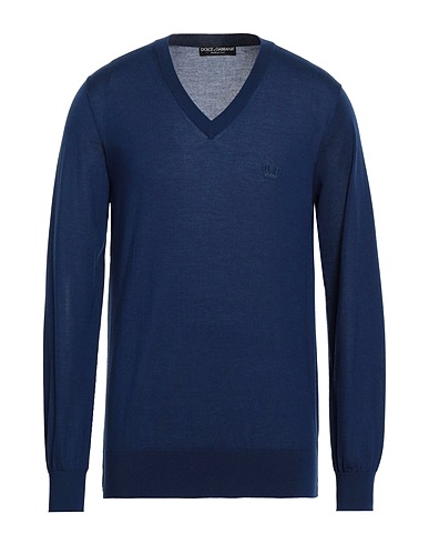DOLCE&GABBANA Cashmere jumper Navy blue 100% Cashmere