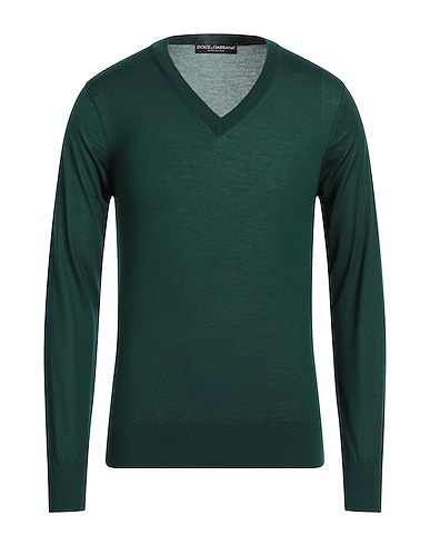 DOLCE&GABBANA Cashmere blend Dark green 100% Cashmere