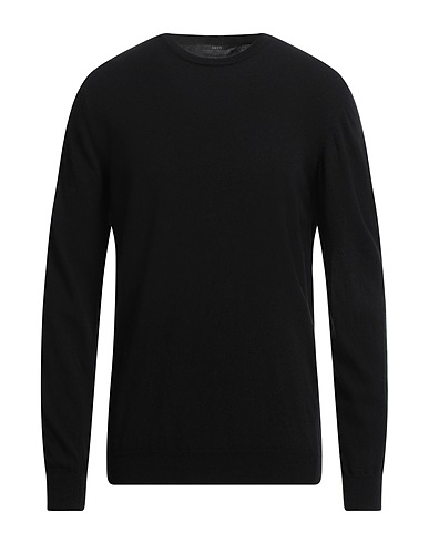 GREY DANIELE ALESSANDRINI Pullover Schwarz 90% Wolle, 10% Kaschmir