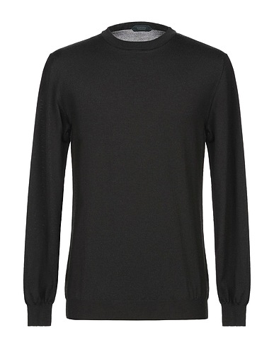 ZANONE Свитер Тёмно-зелёный 95% Натуральная шерсть, 5% Полиамид