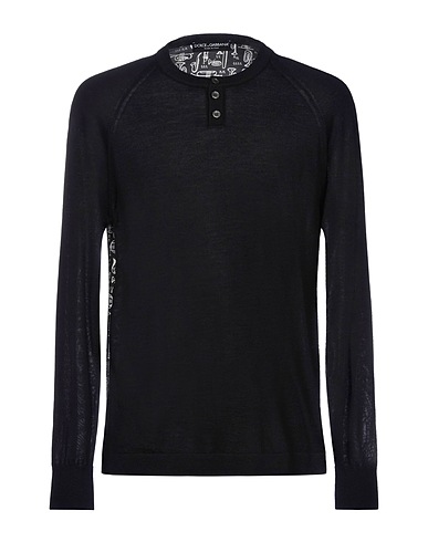 DOLCE&GABBANA Cashmere jumper Black 70% Cashmere, 30% Silk