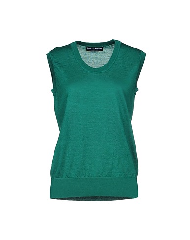 DOLCE&GABBANA Cashmere blend Green 70% Cashmere, 30% Silk