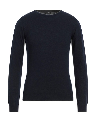 SEVENTY VENEZIA Sweater Midnight blue 47% Wool, 30% Viscose, 15% Polyamide, 8% Cashmere