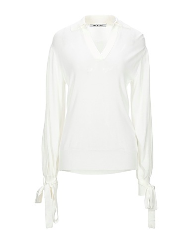 NEIL BARRETT Pullover Avorio 75% Viscosa, 25% Nylon