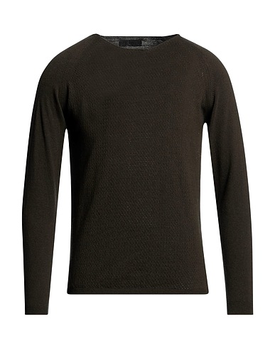 LUCQUES Jumper Military green 90% Wool, 10% Cashmere