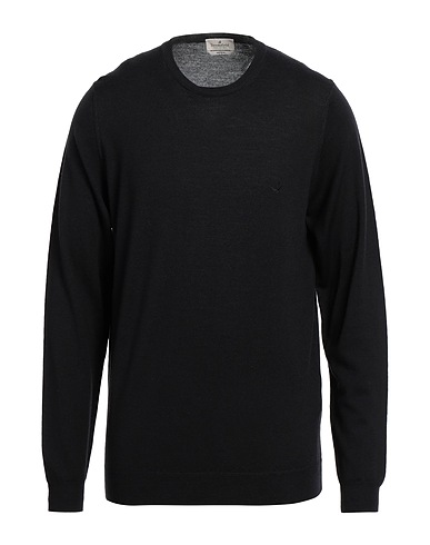 BROOKSFIELD Pullover Noir 100% Laine vierge