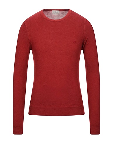 BROOKSFIELD Pullover Mattone 100% Lana Vergine