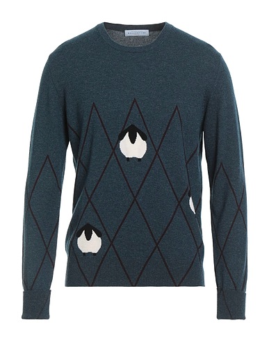 BALLANTYNE Jumper Slate blue 70% Wool, 30% Cashmere