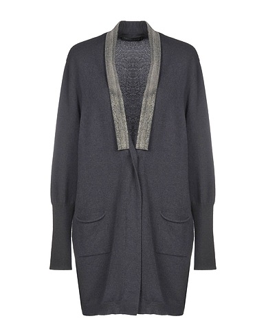 FABIANA FILIPPI Cardigan Lead 100% Cashmere, Polyester, Ecobrass