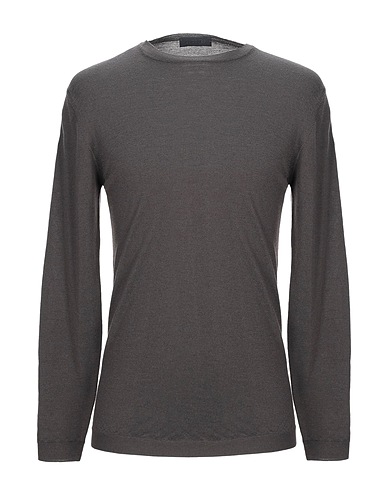 LUCQUES Jumper Charcoal 100% Merino Wool