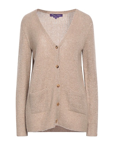RALPH LAUREN COLLECTION Cardigan Beige 83% Cashmere, 17% Silk
