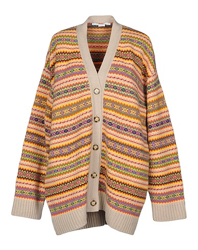 STELLA McCARTNEY カーディガン サンド バージンウール 100%