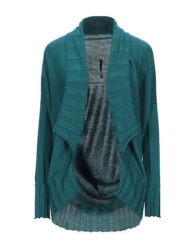 LIVIANA CONTI Cardigan Dark green 100% Merino Wool