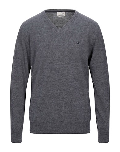 BROOKSFIELD Jumper Grey 100% Virgin Wool