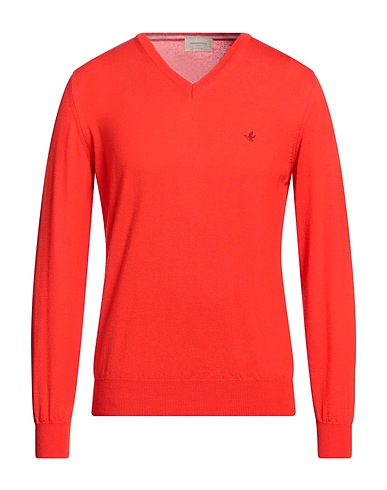 BROOKSFIELD Jumper Orange 100% Virgin Wool