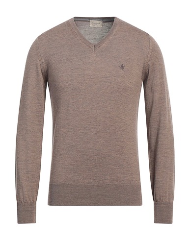 BROOKSFIELD Jumper Sand 100% Virgin Wool
