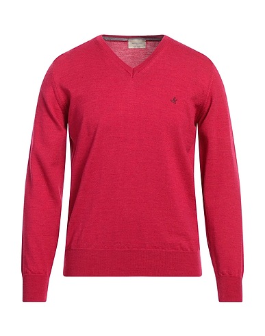 BROOKSFIELD Pullover Purpur 100% Schurwolle
