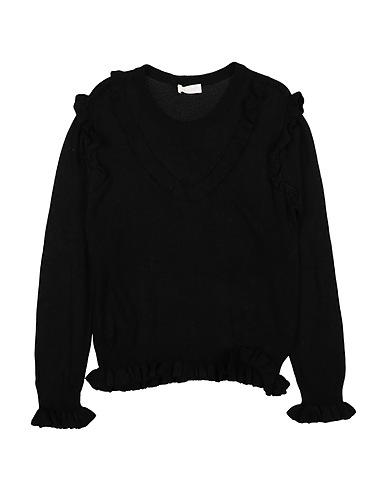 PINKO UP Sweater Black 90% Viscose, 10% Cashmere