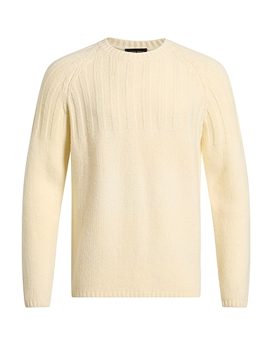 ROBERTO COLLINA Jumper Ivory 83% Wool, 14% Nylon, 3% Lycra®
