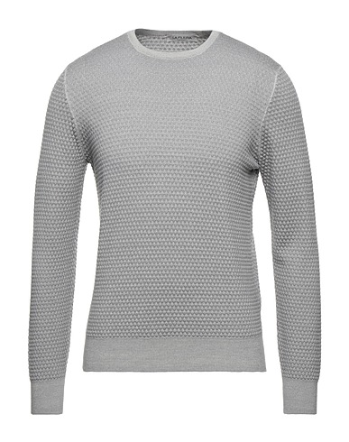 LA FILERIA Sweater Grey 100% Virgin Wool